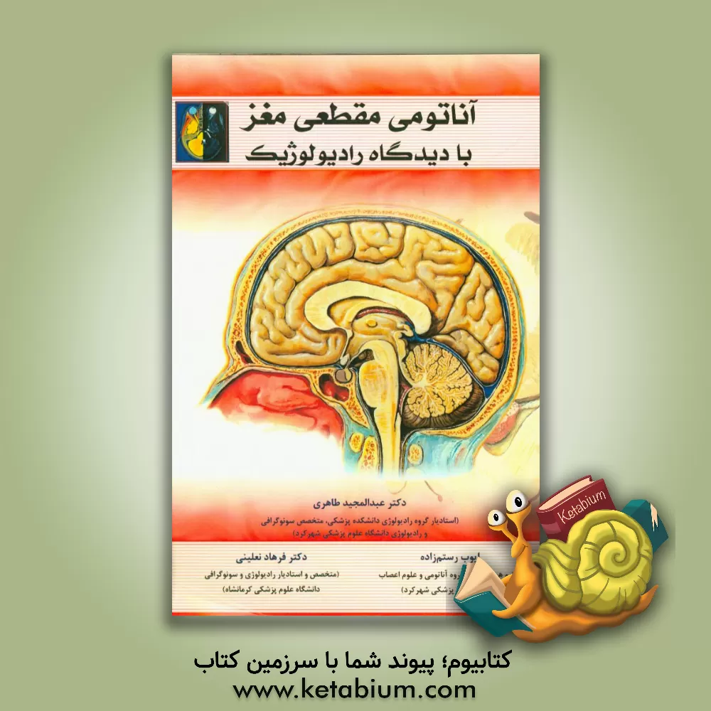 کتاب آناتومی مقطعی مغز با دیدگاه رادیولوژیک اثر ایوب رستم‌زاده