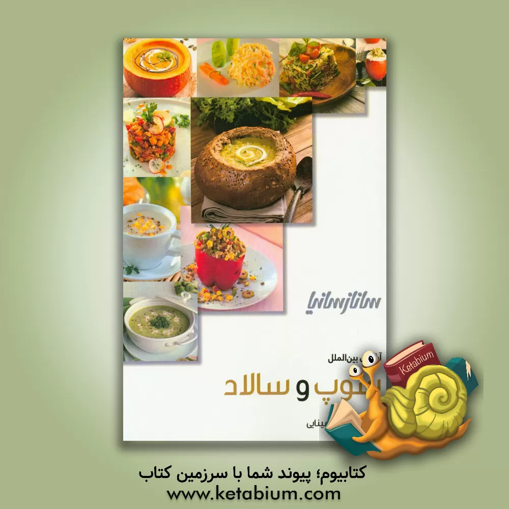 کتاب سوپ و سالاد اثر ساناز مینایی