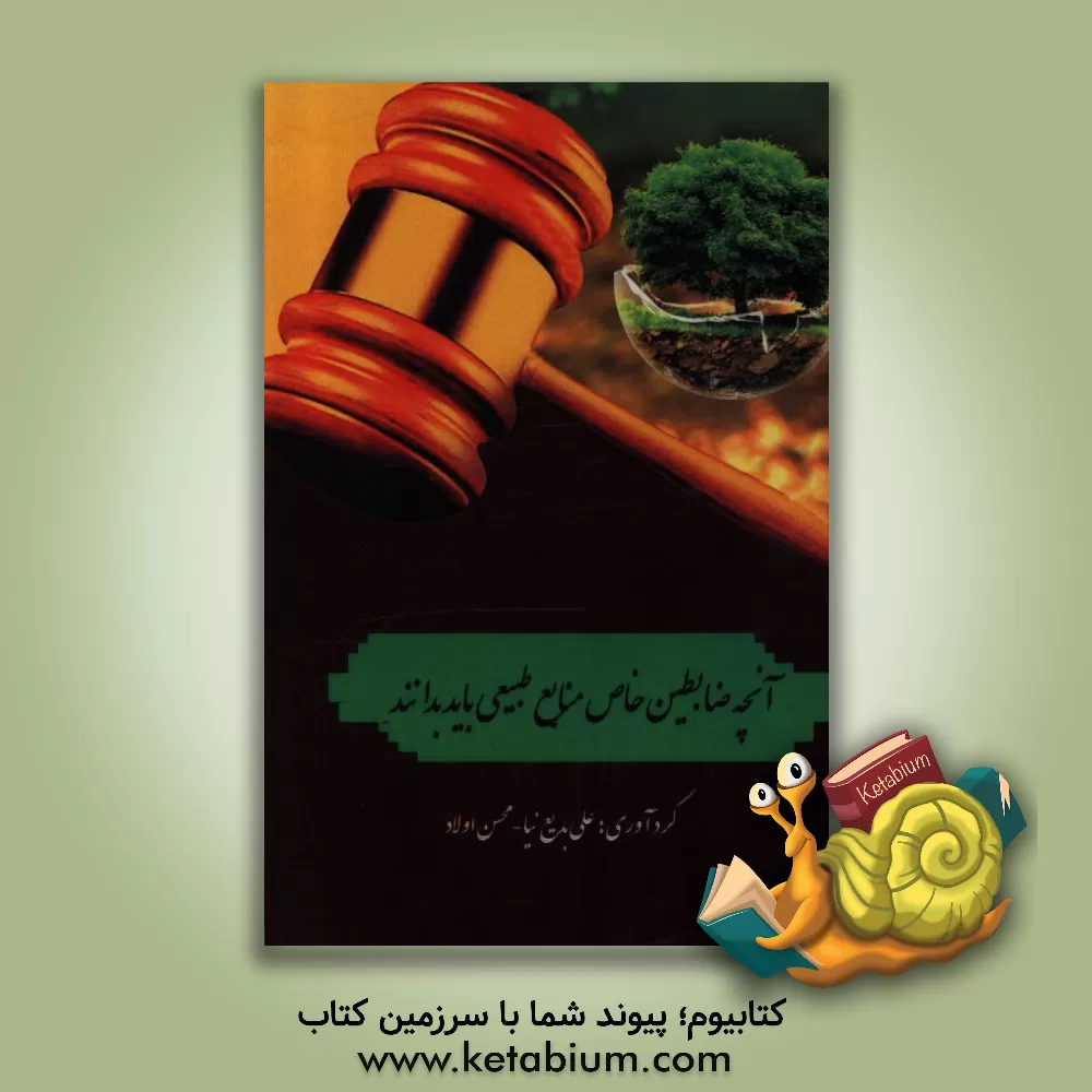 کتاب آنچه ضابطین خاص منابع طبیعی باید بدانند اثر علی بدیع‌نیا
