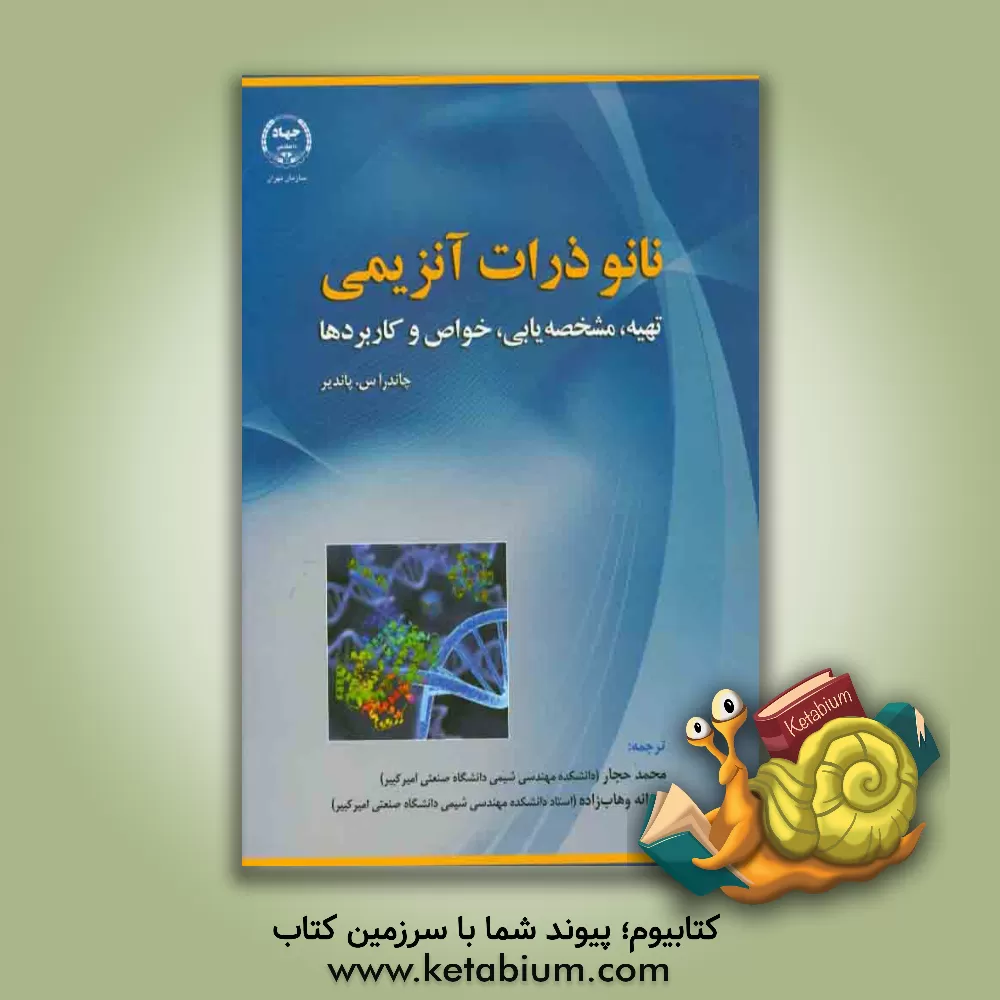 کتاب نانوذرات آنزیمی: تهیه، مشخصه یابی، خواص و کاربردها اثر چاندرا‌اس. پوندیر
