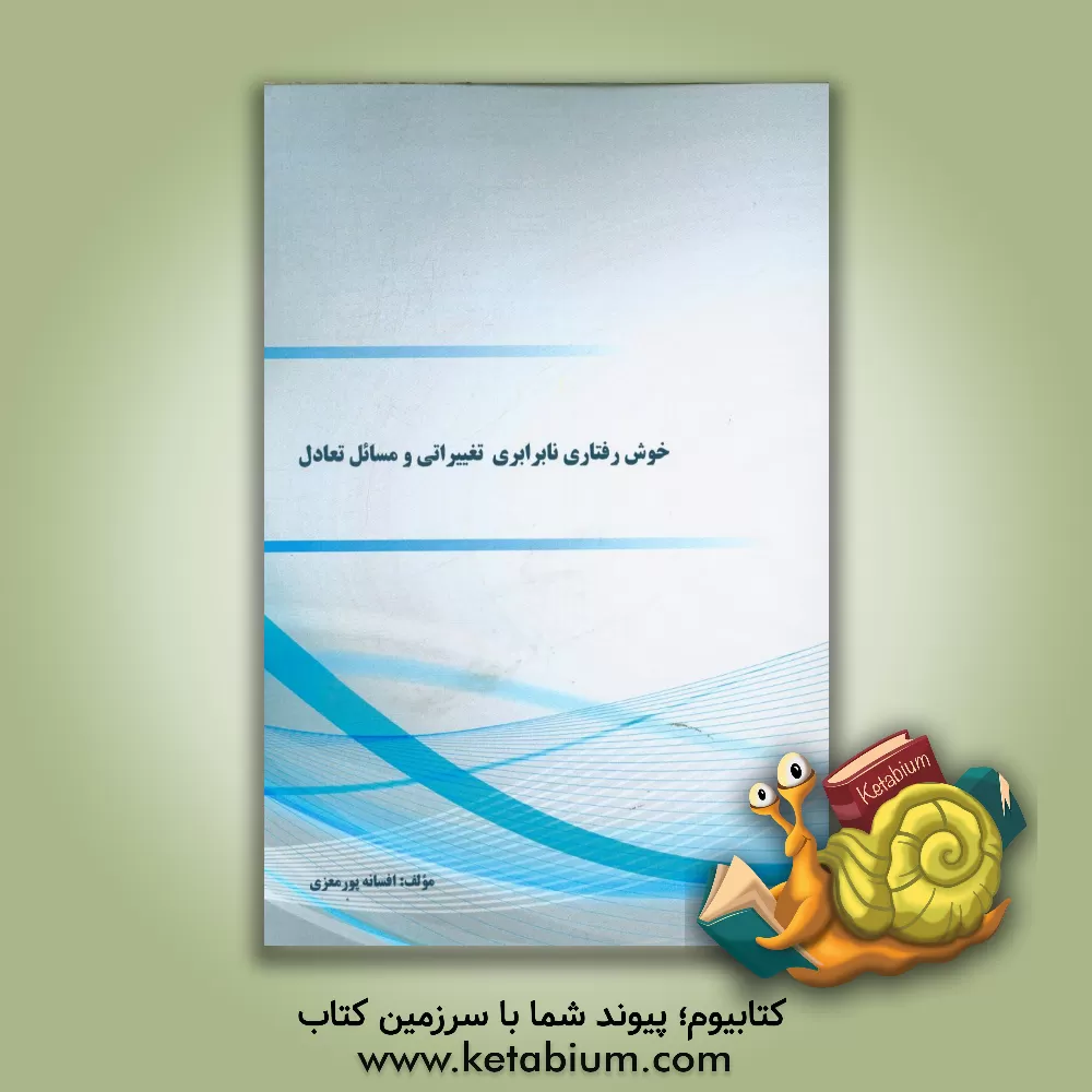 کتاب خوش رفتاری نابرابری تغییراتی و مسائل تعادل اثر افسانه پورمعزی