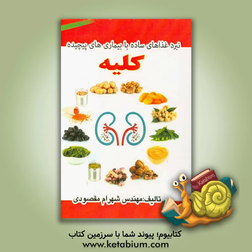 کتاب نبرد غذاهای ساده با بیماری های پیچیده کلیه اثر شهرام مقصودی