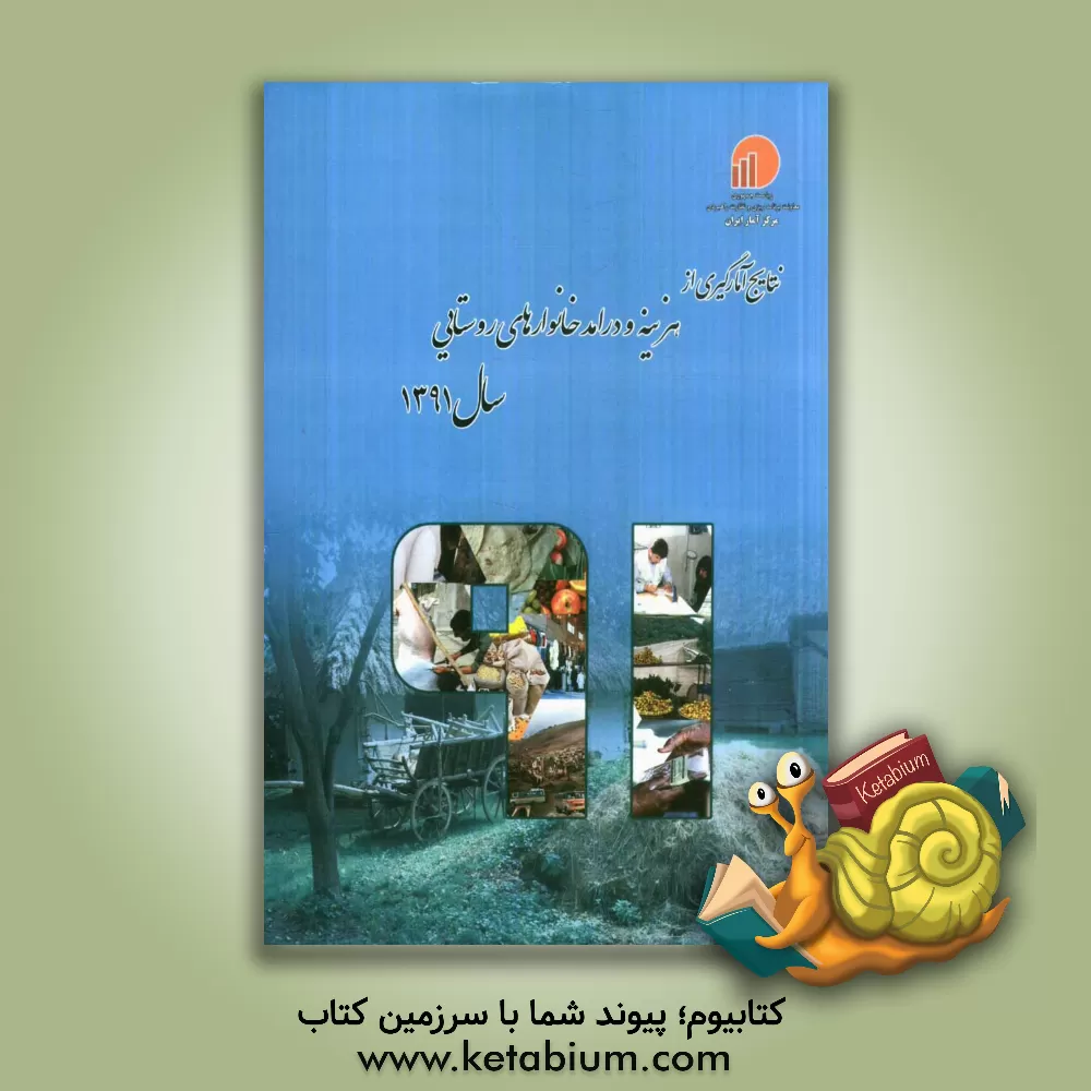 کتاب نتایج آمارگیری از هزینه و درآمد خانوارهای روستایی - 1391 اثر مرکز آمار ایران
