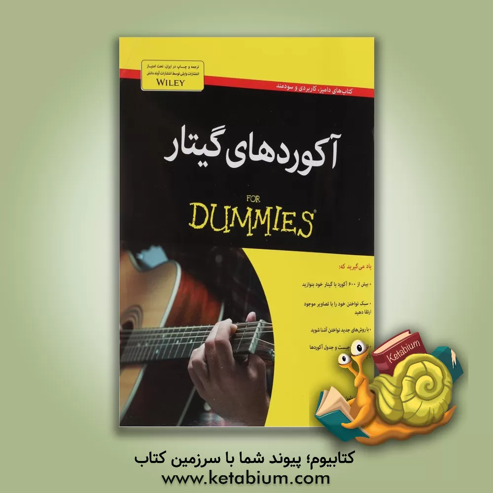 کتاب آکوردهای گیتار for dummies |اثر آنتوان پولن