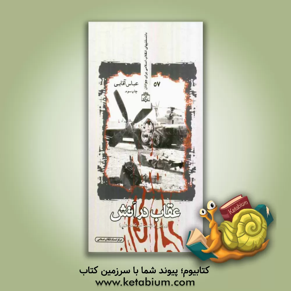 کتاب عقاب در آتش (روایتی از شکست آمریکا در طبس) اثر عباس آقایی