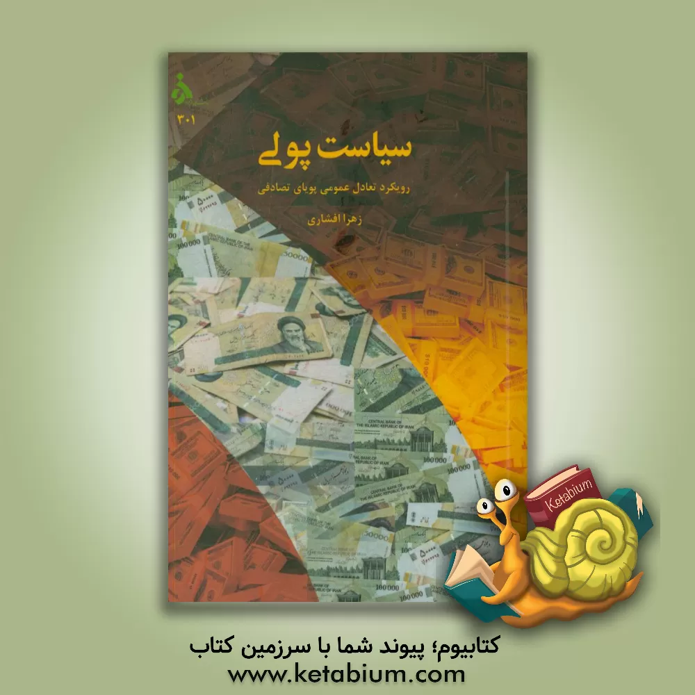 کتاب سیاست پولی: رویکرد تعادل عمومی پویای تصادفی اثر زهرا افشاری