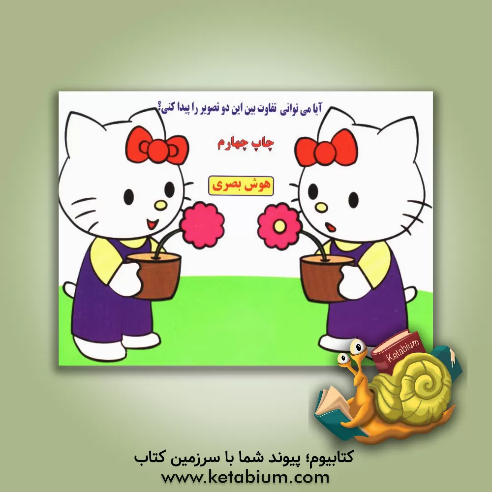 کتاب آیا می توانی تفاوت بین این دو تصویر را پیدا کنی؟ اثر فاطمه جعفری