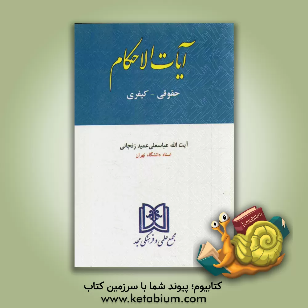 کتاب آیات الاحکام: حقوقی - کیفری اثر عباسعلی عمیدزنجانی