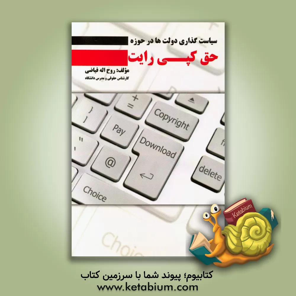 کتاب سیاست گزاری دولتها در حوزه حق کپی رایت اثر روح‌الله فیاضی