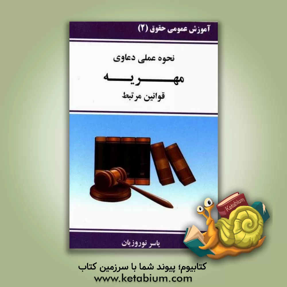 کتاب نحوه عملی دعاوی مهریه و قوانین مرتبط اثر یاسر نوروزیان