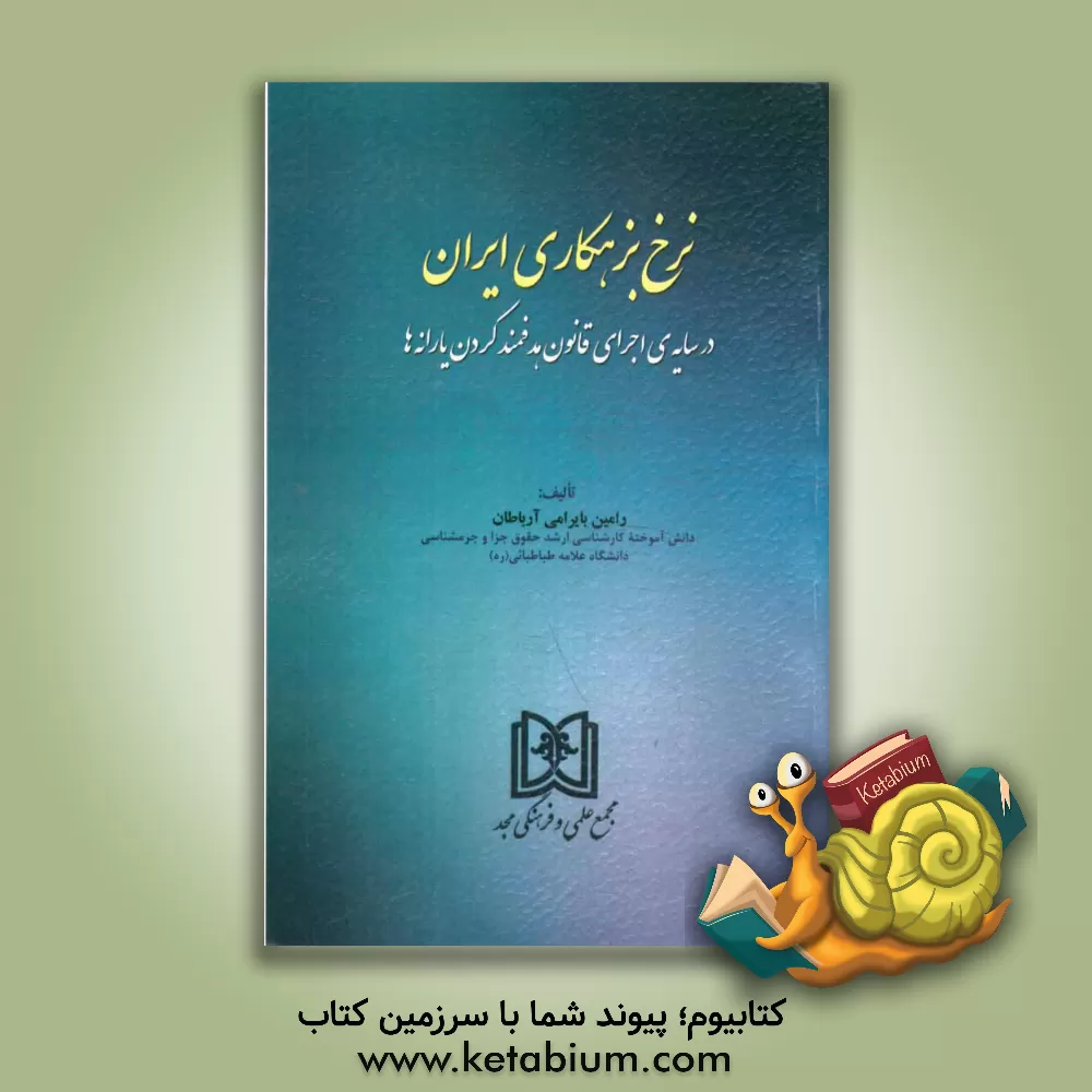 کتاب نرخ بزهکاری ایران: در سایه ی اجرای قانون هدفمند کردن یارانه ها اثر رامین بایرامی‌آرباطان