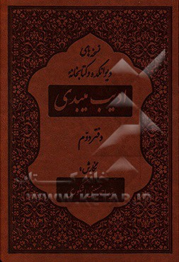 کتاب نسخه های دیوانکده و کتابخانه ادیب میبدی اثر سیداحمد حسینی‌اشکوری