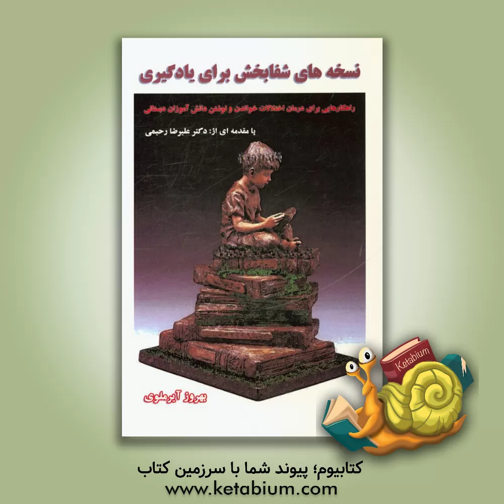 کتاب نسخه های شفابخش برای یادگیری (راهکارهایی برای درمان اختلالات خواندن و نوشتن دانش آموزان دبستانی) اثر بهروز آیرملوی
