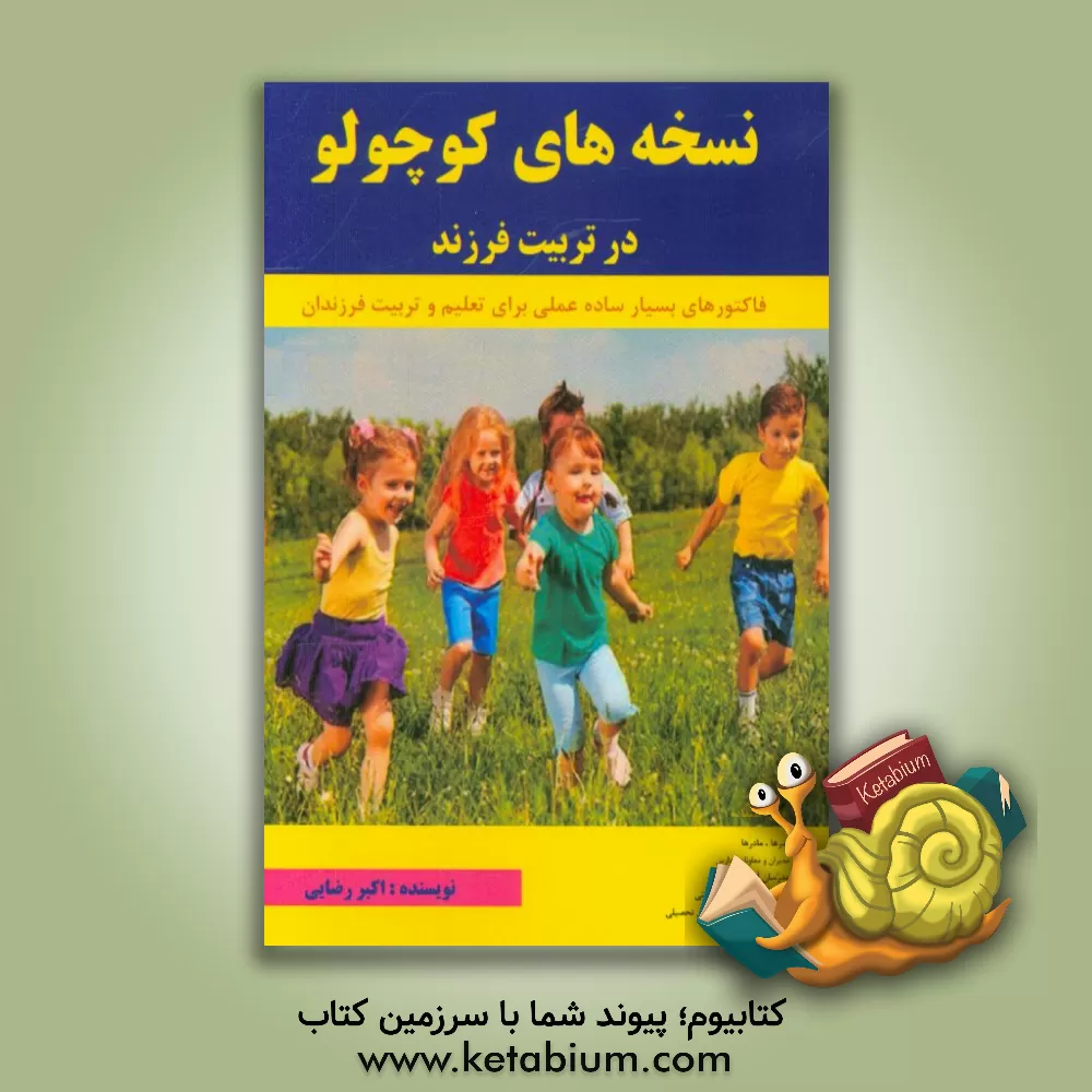 کتاب نسخه های کوچولو در تربیت فرزند: قابل استفاده برای مادرها ، پدرها ، روانشناسان ، مربیان تربیتی ، معلمان و دبیران... اثر اکبر رضایی