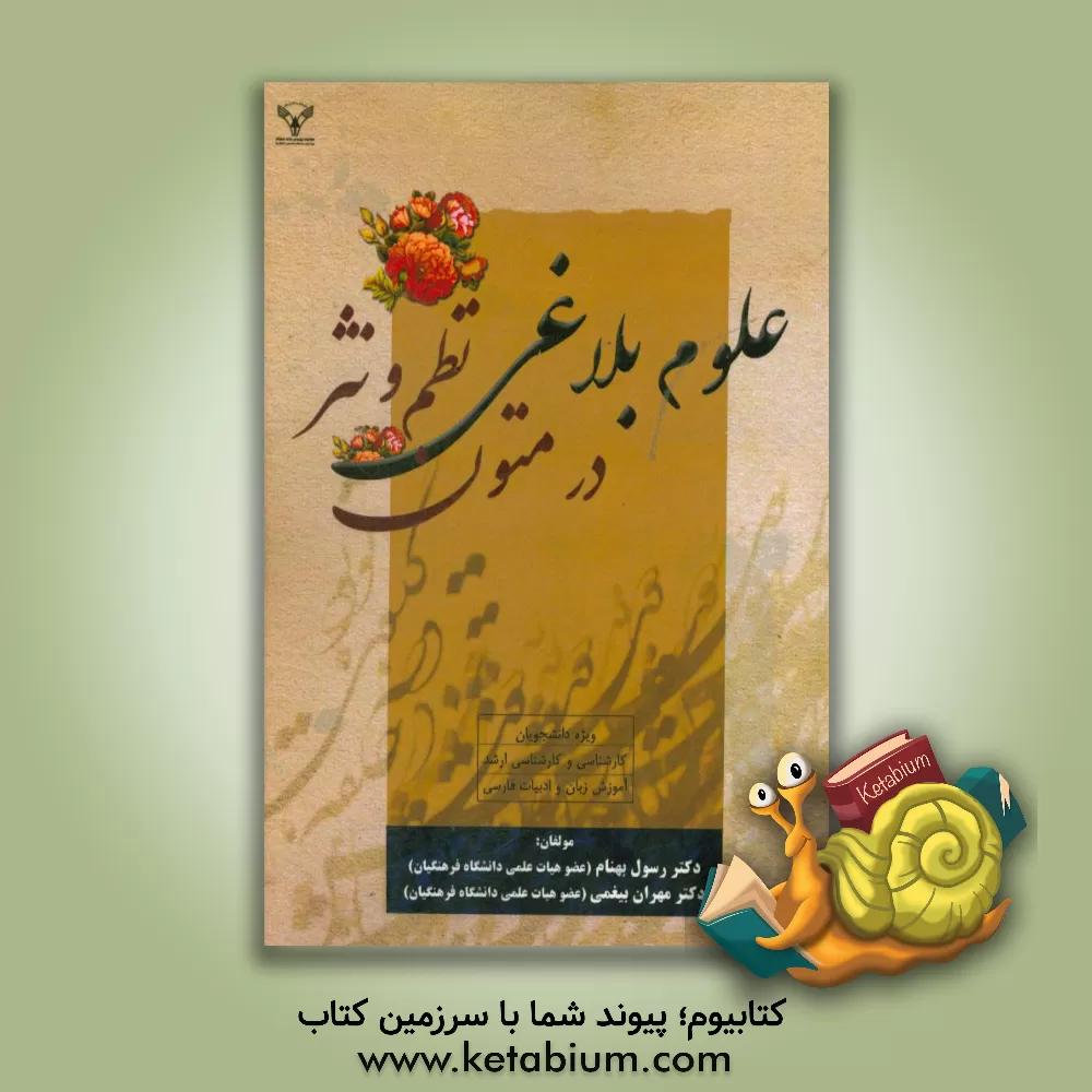 کتاب علوم بلاغی در متون نظم و نثر ویژه ی دانشجویان کارشناسی و کارشناسی ارشد آموزش زبان و ادبیات فارسی اثر مهران بیغمی