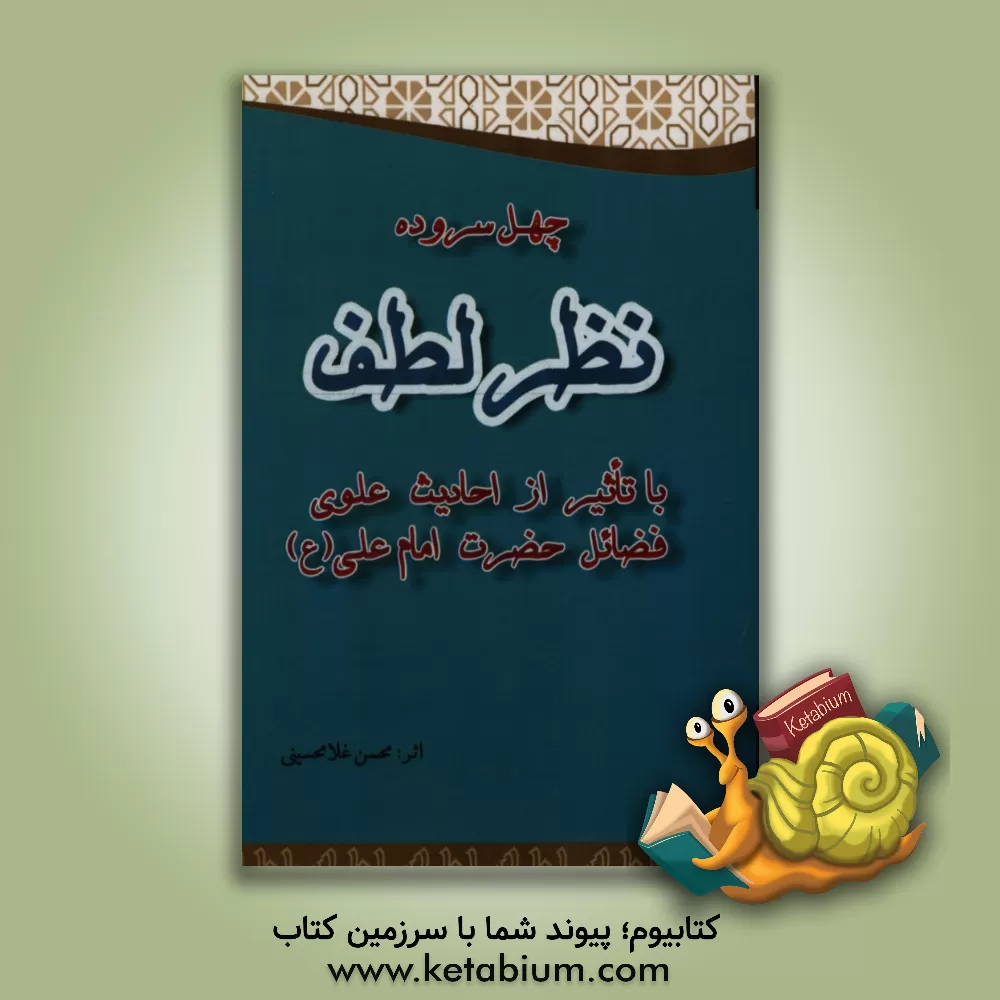 کتاب نظر لطف اثر محسن غلامحسینی