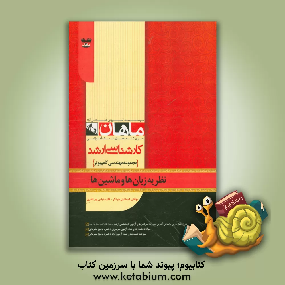 کتاب نظریه زبان ها و ماشین ها اثر اسماعیل چیتگر