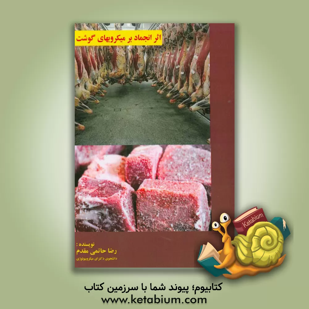 کتاب اثر انجماد بر میکروبهای گوشت اثر رضا حاتمی‌مقدم