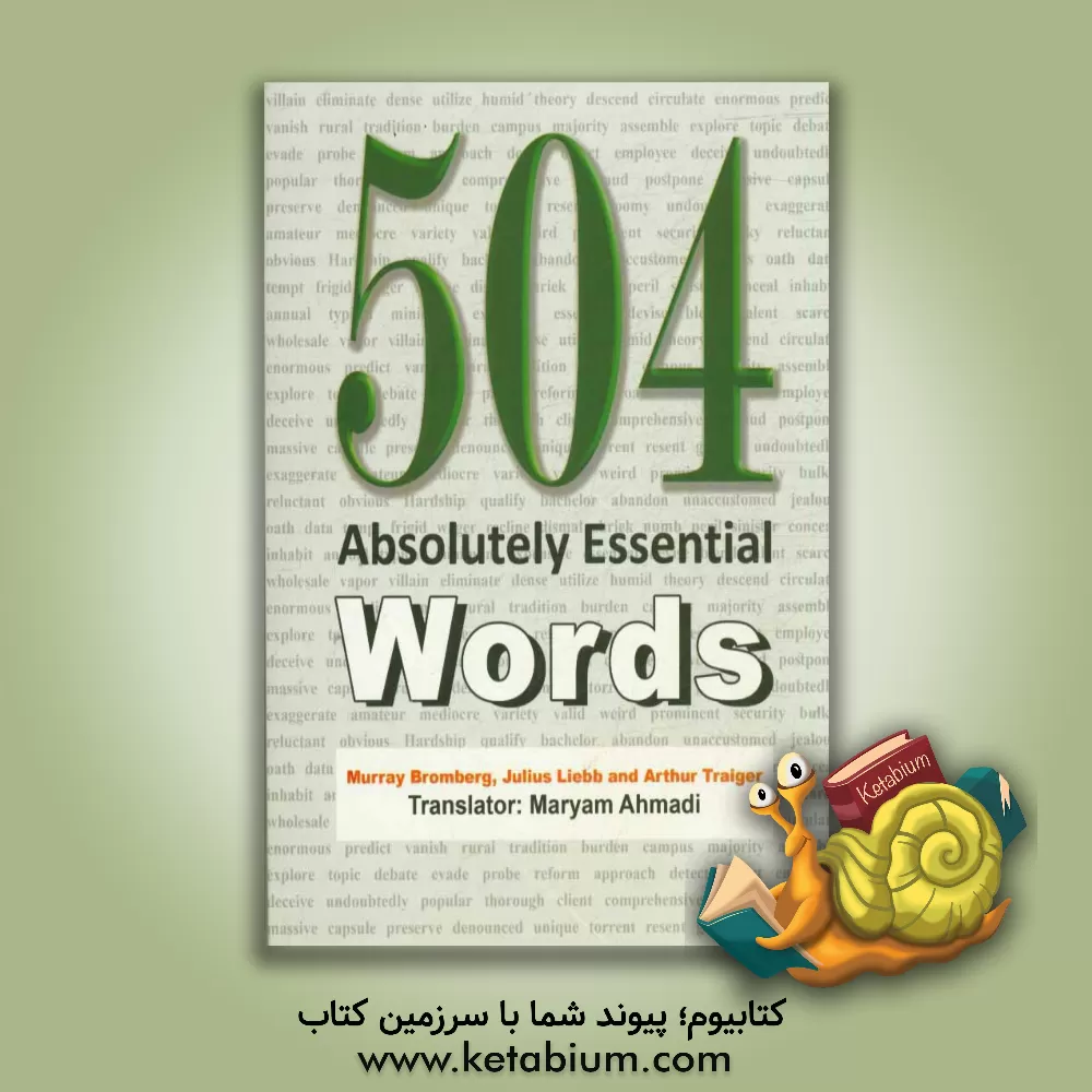 کتاب 504 واژه کاملا ضروری = 504 absolutely essential words اثر مریم احمدی‌حبیب‌وندی