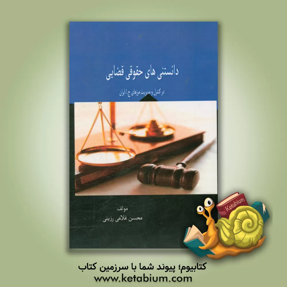 کتاب دانستنی های حقوقی قضایی در کنترل و مدیریت مرزهای ج.ا.ایران اثر محسن غلامی‌رزینی