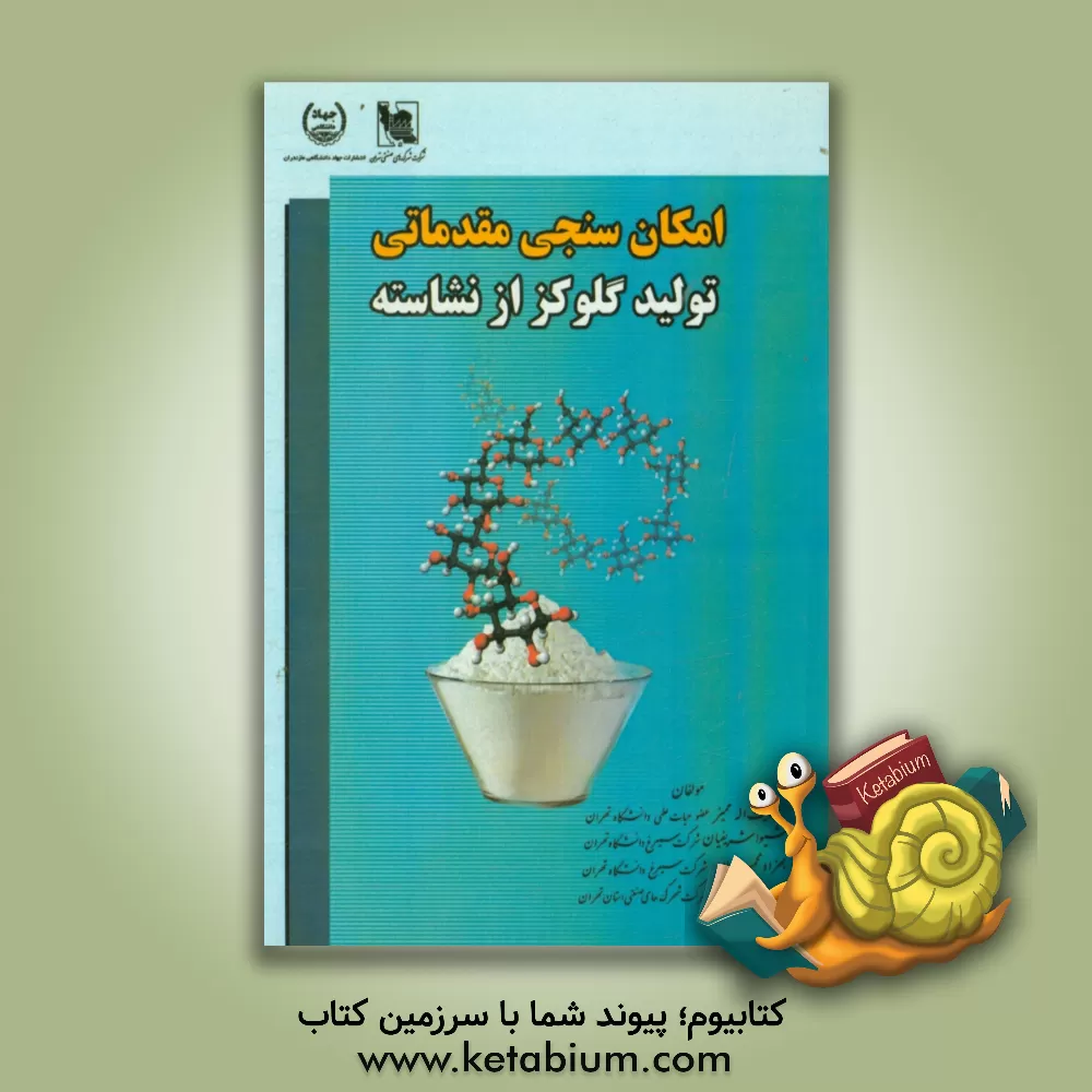 کتاب امکان سنجی مقدماتی تولید گلوکز از نشاسته اثر بهزاد محمدیان