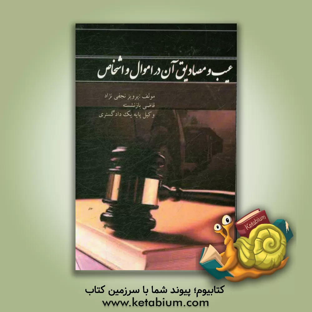 کتاب عیب و مصادیق آن در اموال و اشخاص اثر پرویز نجفی‌نژادناصر