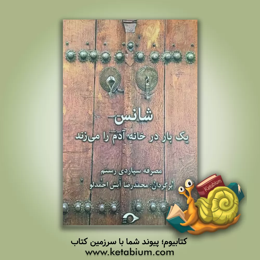 کتاب شانس یک بار در خانه آدم را می زند |اثر محمدرضا آبش احمدلو