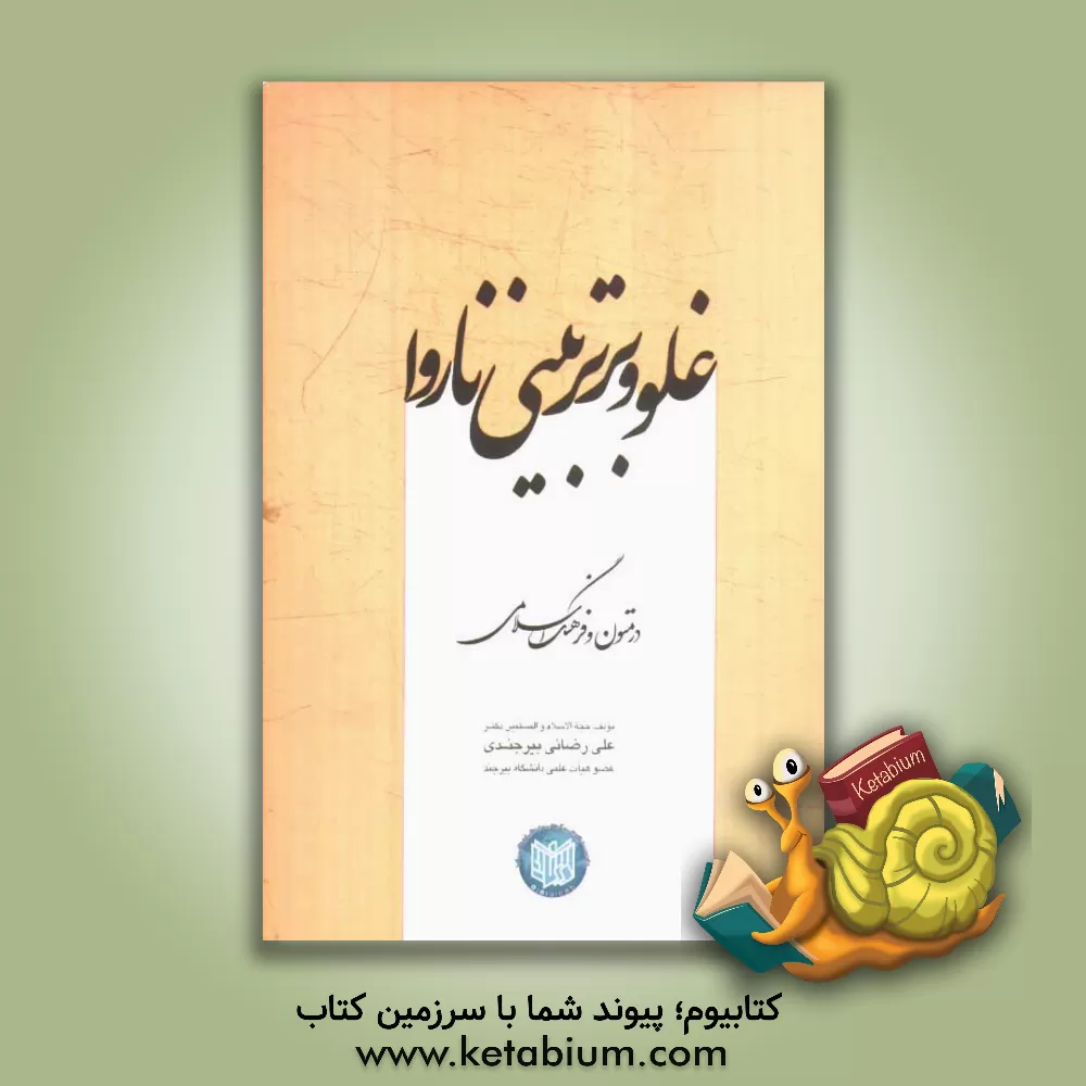 کتاب غلو و برتربینی ناروا در متون و فرهنگ اسلامی اثر علی رضایی‌بیرجندی