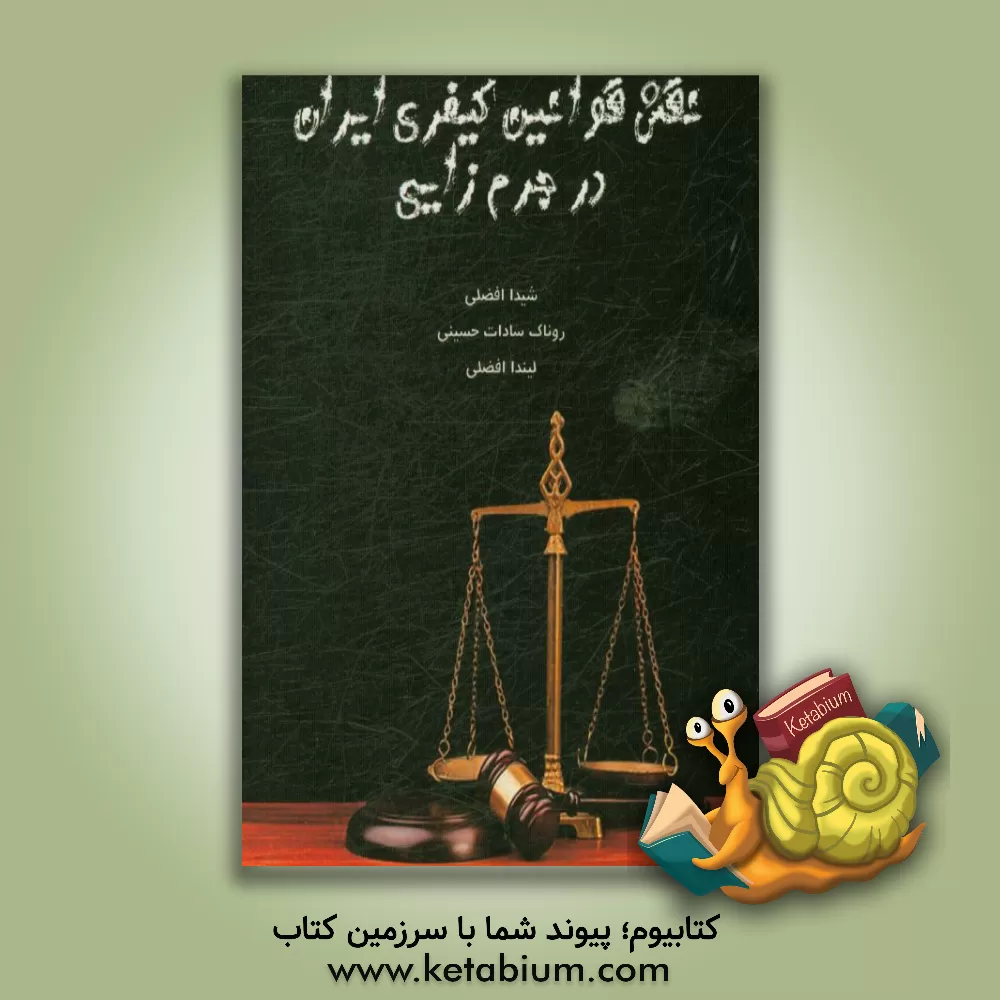 کتاب نقش قوانین کیفری ایران در جرم زایی اثر شیدا افضلی