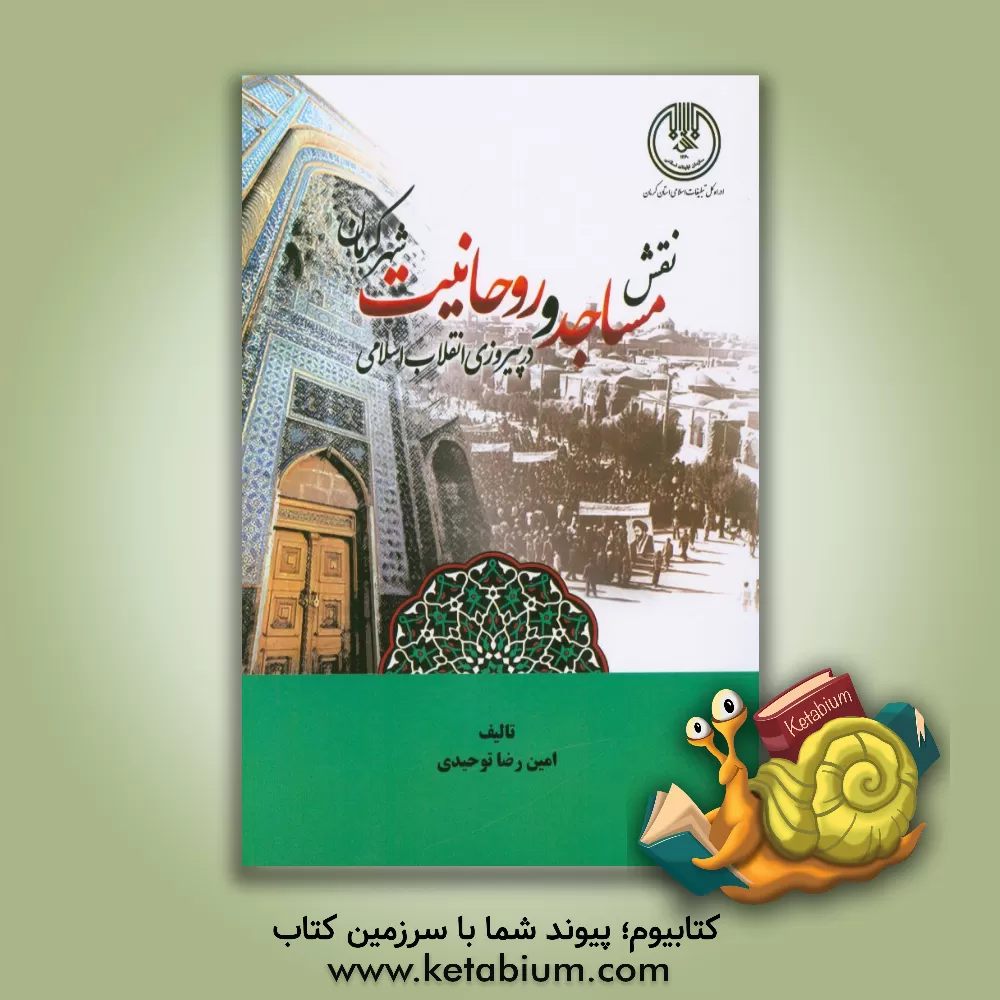 کتاب نقش مساجد و روحانیت شهر کرمان در پیروزی انقلاب اسلامی به روایت تاریخ شفاهی اثر امین‌رضا توحیدی