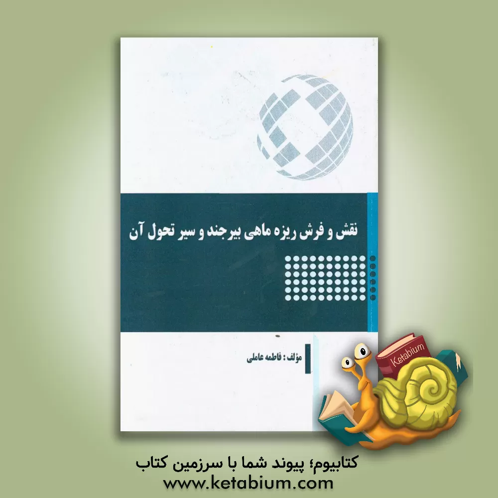 کتاب نقش و فرش ریزه ماهی بیرجند و سیر تحول آن اثر فاطمه عاملی