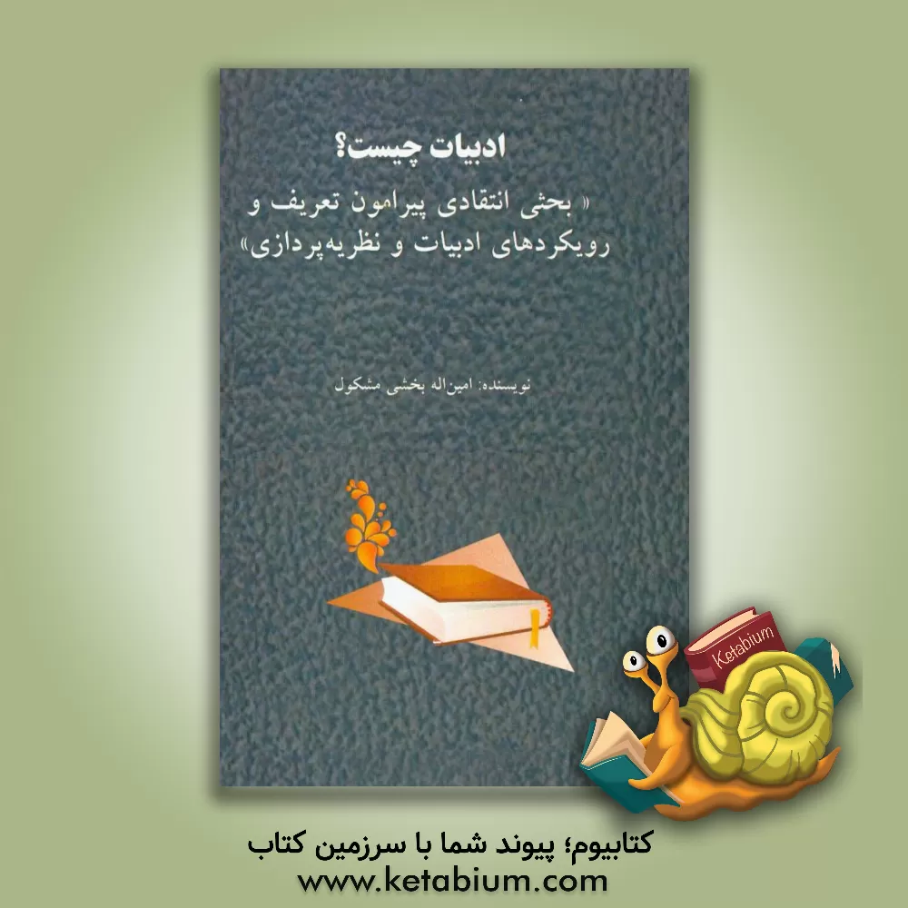 کتاب ادبیات چیست؟ بحثی پیرامون تعریف و رویکردهای ادبیات و نظریه پردازی اثر امین‌اله بخشی‌مشکول