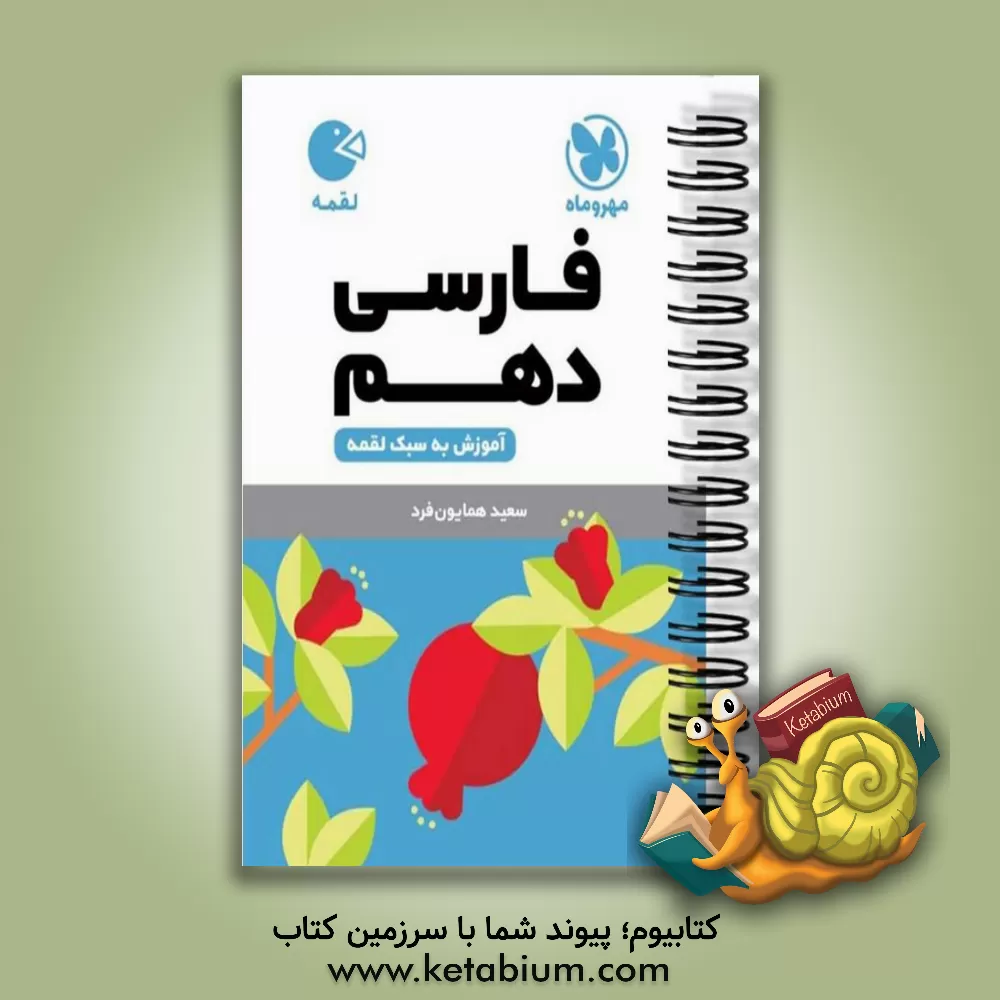 کتاب فارسی دهم: آموزش به سبک لقمه اثر سعید همایونفر