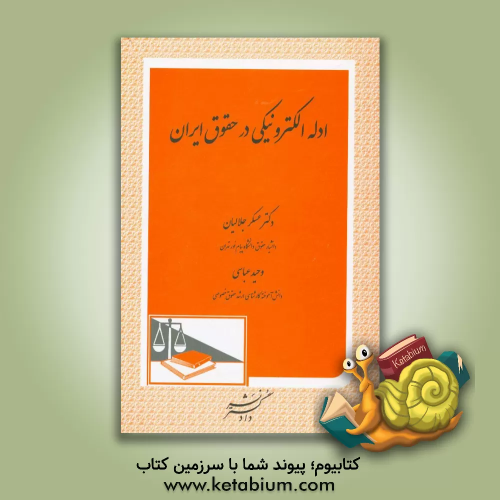 کتاب ادله الکترونیکی در حقوق ایران اثر وحید عباسی