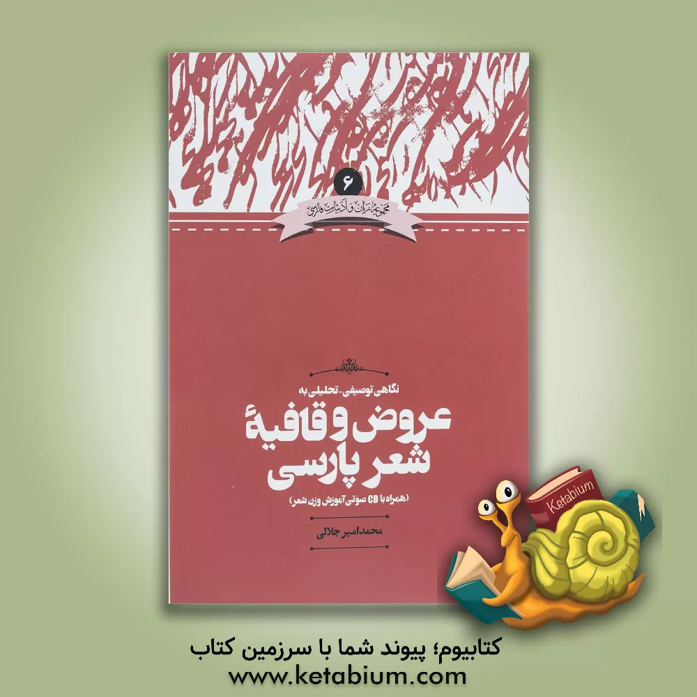 کتاب نگاهی توصیفی - تحلیلی به عروض و قافیه شعر پارسی (همراه با CD صوتی آموزش وزن شعر) اثر محمدامیر جلالی