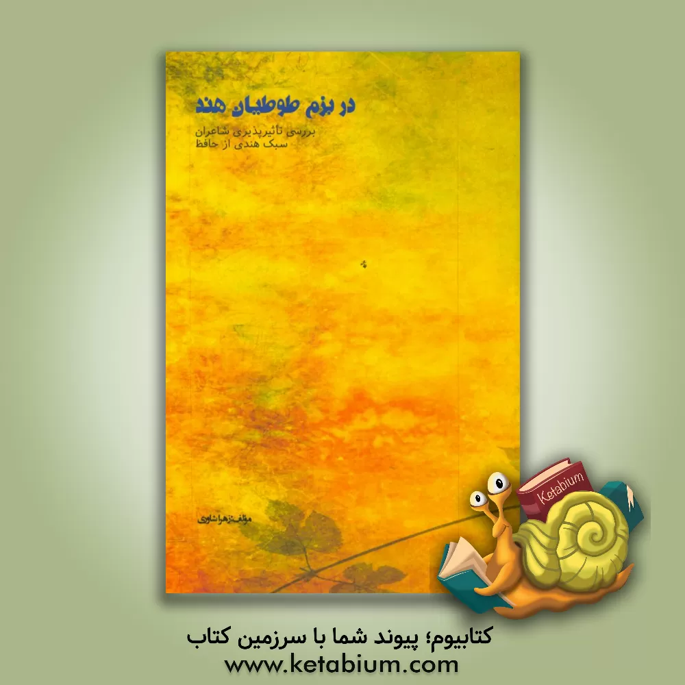 کتاب در بزم طوطیان هند: بررسی تاثیرپذیری شاعران سبک هندی از حافظ با تکیه بر بابافغانی و صائب اثر زهرا شاوری