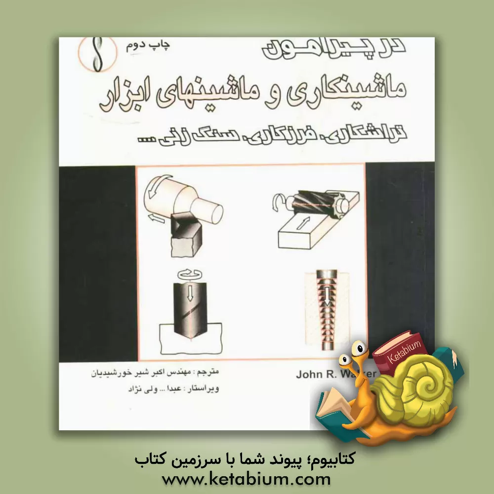 کتاب در پیرامون ماشینکاری و ماشینهای ابزار تراشکاری، فرزکاری، سنگ زنی ... اثر جان‌آر. واکر
