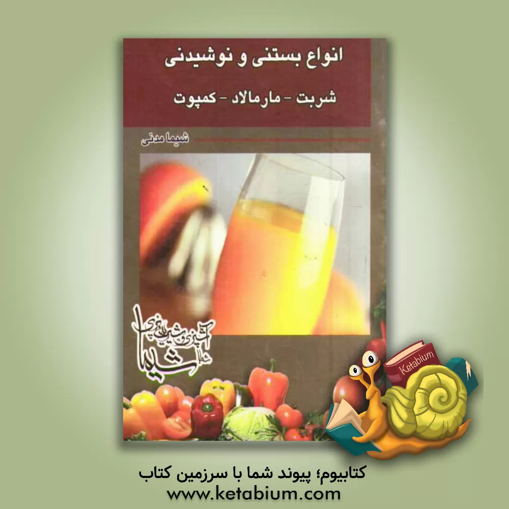 کتاب انواع بستنی - نوشیدنی - شربت - مارمالاد - کمپوت اثر شیما مدنی