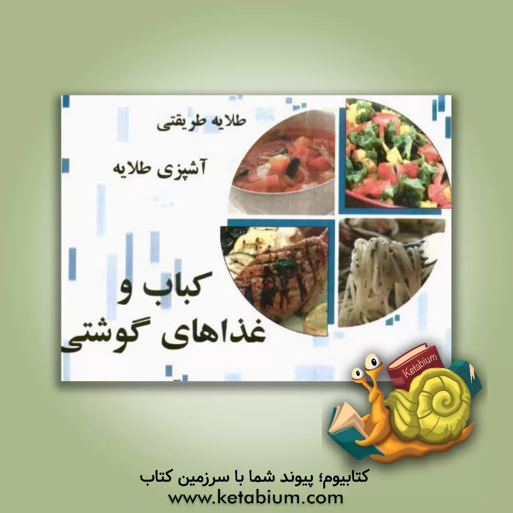 کتاب انواع کباب و غذاهای گوشتی اثر طلایه طریقتی