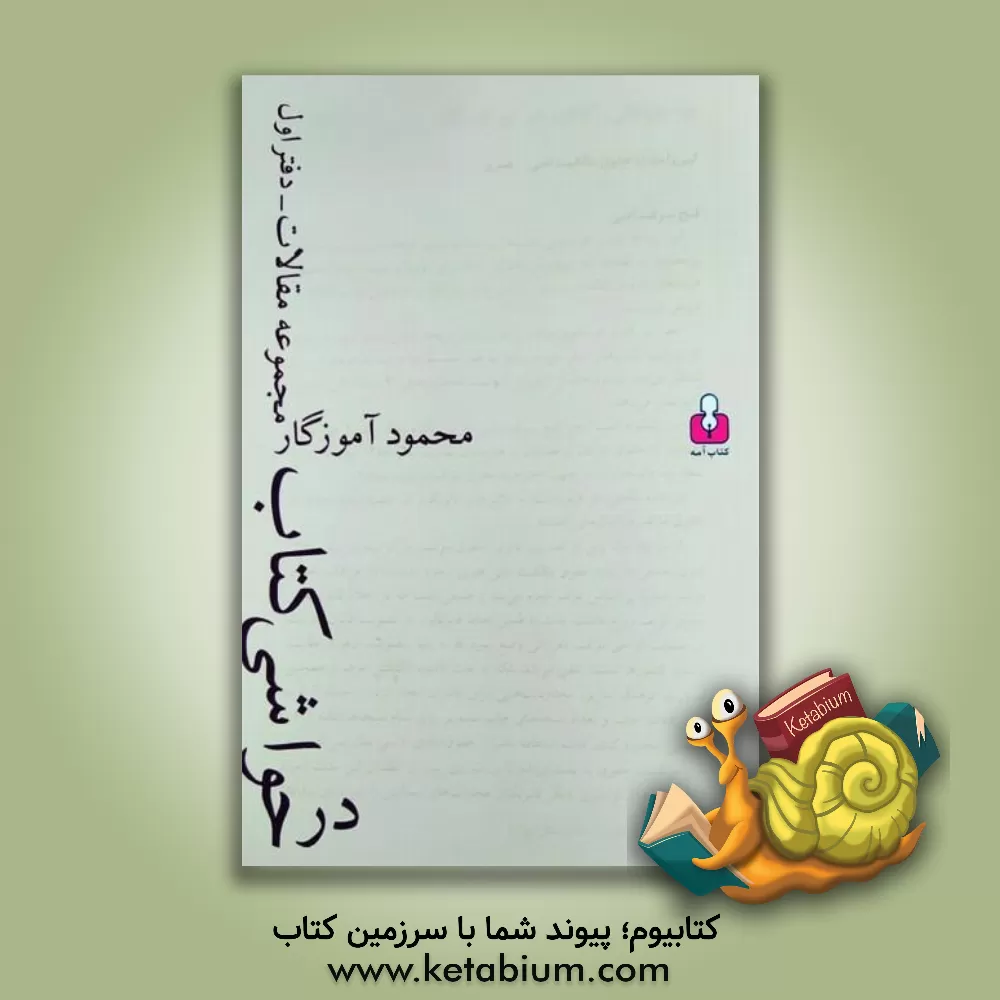 کتاب در حواشی کتاب: مجموعه مقالات |اثر محمود آموزگار