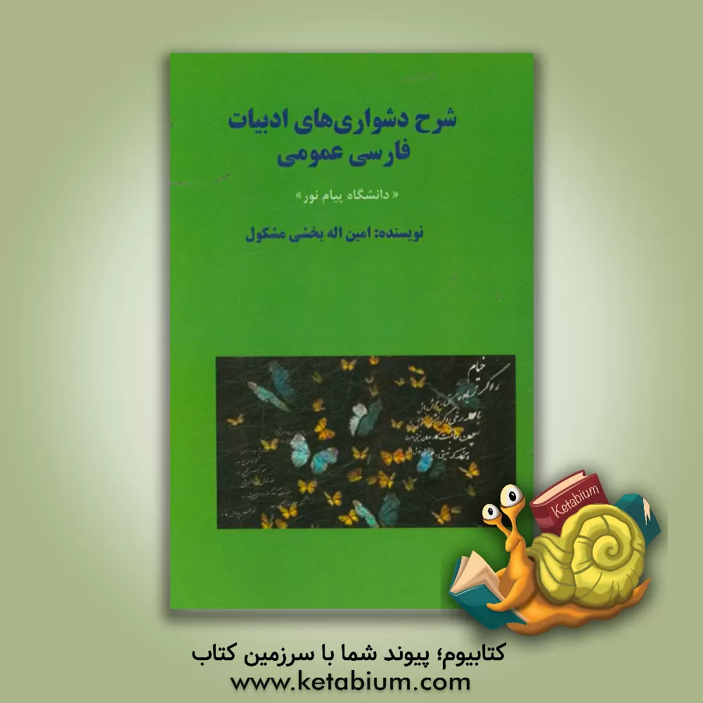 کتاب شرح دشواری های ادبیات فارسی عمومی اثر امین‌اله بخشی‌مشکول