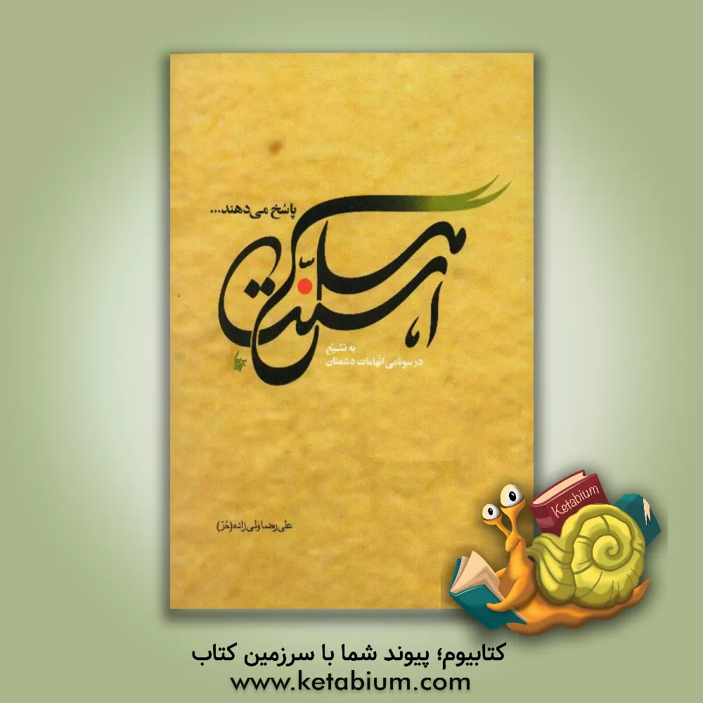 کتاب اهل سنت پاسخ می دهند ... "در سونامی اتهامات دشمنان به تشیع" اثر علیرضا ولی‌زاده