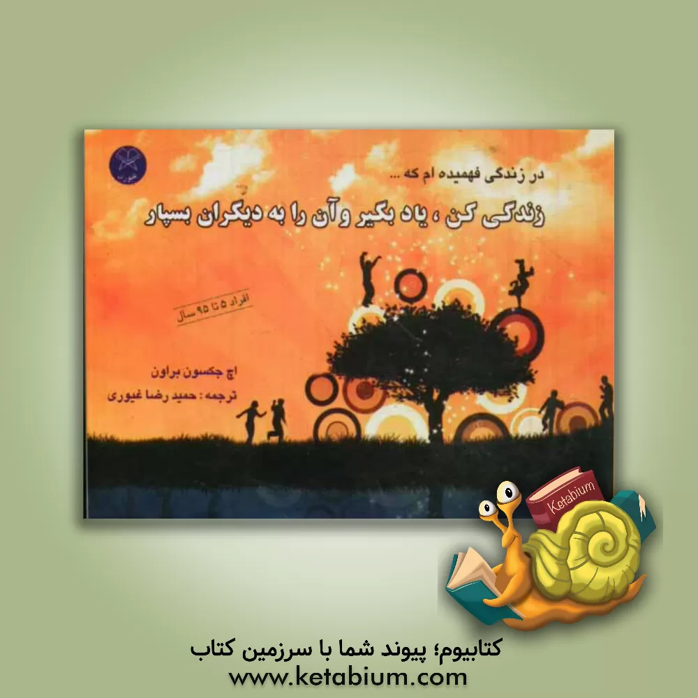 کتاب در زندگی فهمیده ام که ...: زندگی کن، یاد بگیر و آن را به دیگران بسپار: افراد 5 تا 95 سال اثر جکسون براون