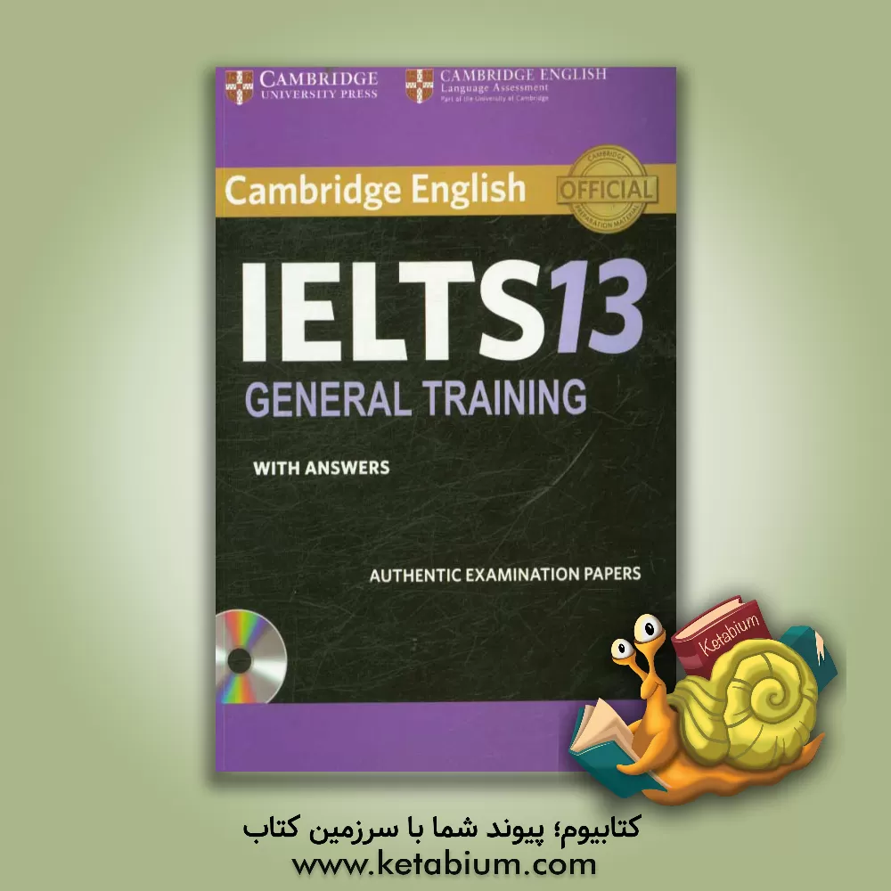 کتاب Cambridge English IELTS 13: general training with answers authentic