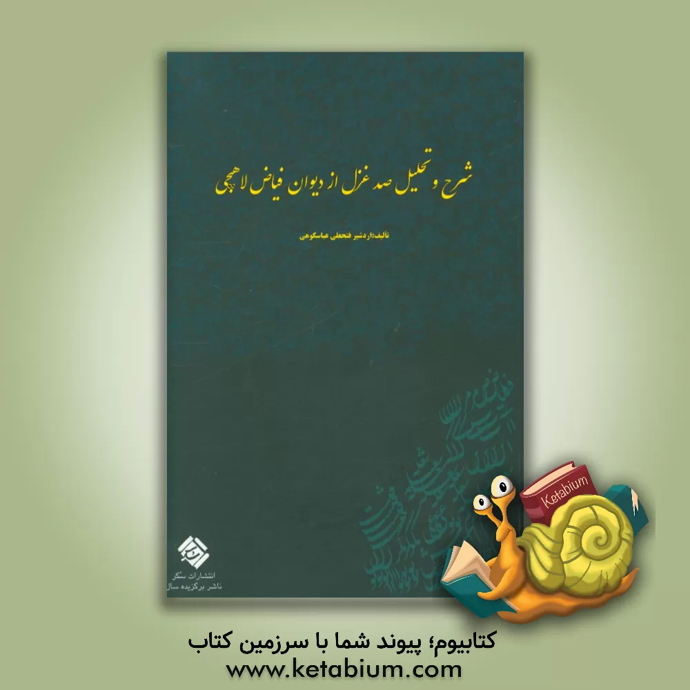 کتاب شرح و تحلیل صد غزل از دیوان فیاض لاهیجی اثر اردشیر فتحعلی‌عباسکوهی