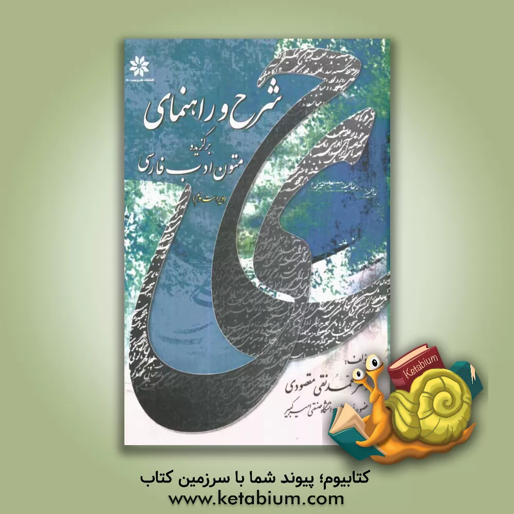 کتاب شرح و راهنمای برگزیده متون ادب فارسی قابل استفاده برای درس  3 واحدی فارسی عمومی کلیه رشته های دانشگاهی و داوطلبان شرکت در آزمون کاردانی به کارشناسی اثر محمدنقی مقصودی