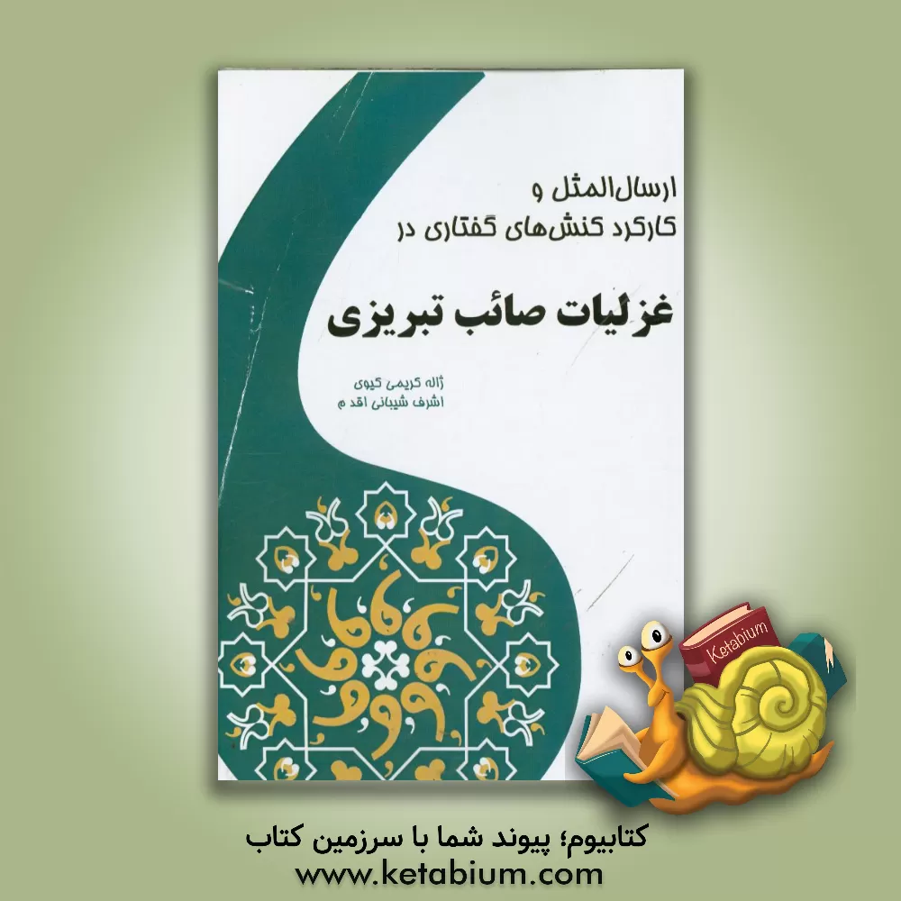 کتاب ارسال المثل و کارکرد کنش های گفتاری در غزلیات صائب تبریزی اثر ژاله کریمی‌کیوی