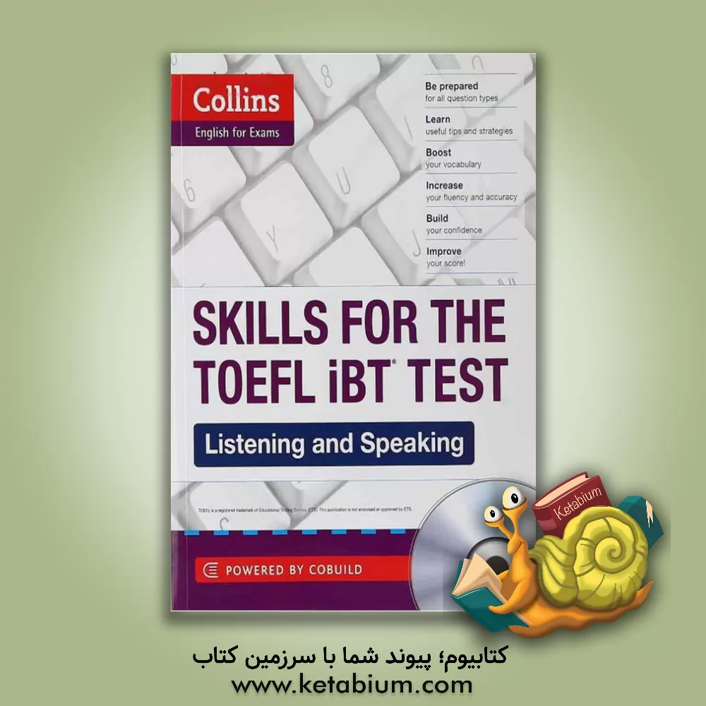 کتاب Collins English for exam:skills for the TOEFL iBT test: listening and speaking