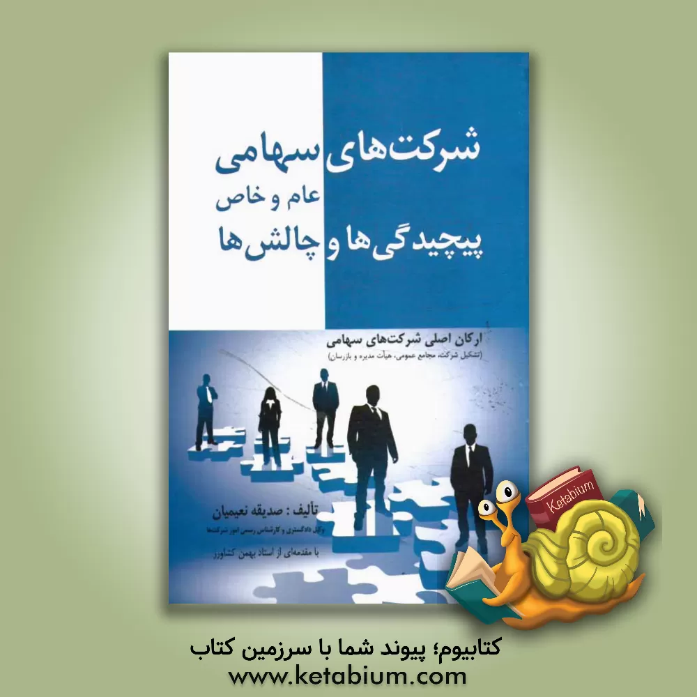 کتاب شرکت های سهامی عام و خاص پیچیدگی ها و چالش ها |اثر صدیقه نعیمیان