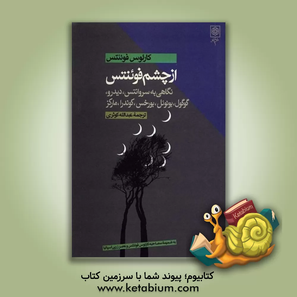 کتاب از چشم فوئنتس: نگاهی به سروانتس، دیدرو، گوگول، بونوئل، بورخس، کوندرا، مارکز به ضمیمه مصاحبه با کارلوس فوئنتس و عصر زرین اسپانیا |اثر کارلوس فوئنتس